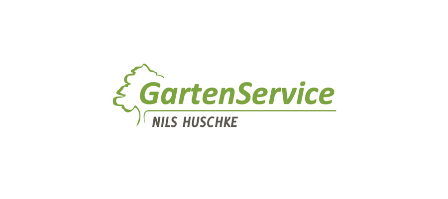 Logogestaltung Gartenservice Huschke | Heydenbluth Design Werbung aus Barsinghausen