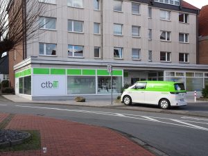 Fahrzeugbeschriftung Fensterbeklebung ctb Computertechnik | Heydenbluth Design Werbung aus Barsinghausen