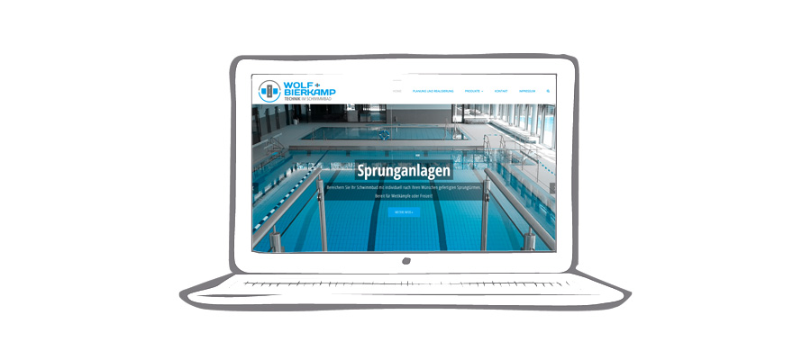 Webdesign Website Wolf-Bierkamp | Heydenbluth Design Werbung aus Barsinghausen