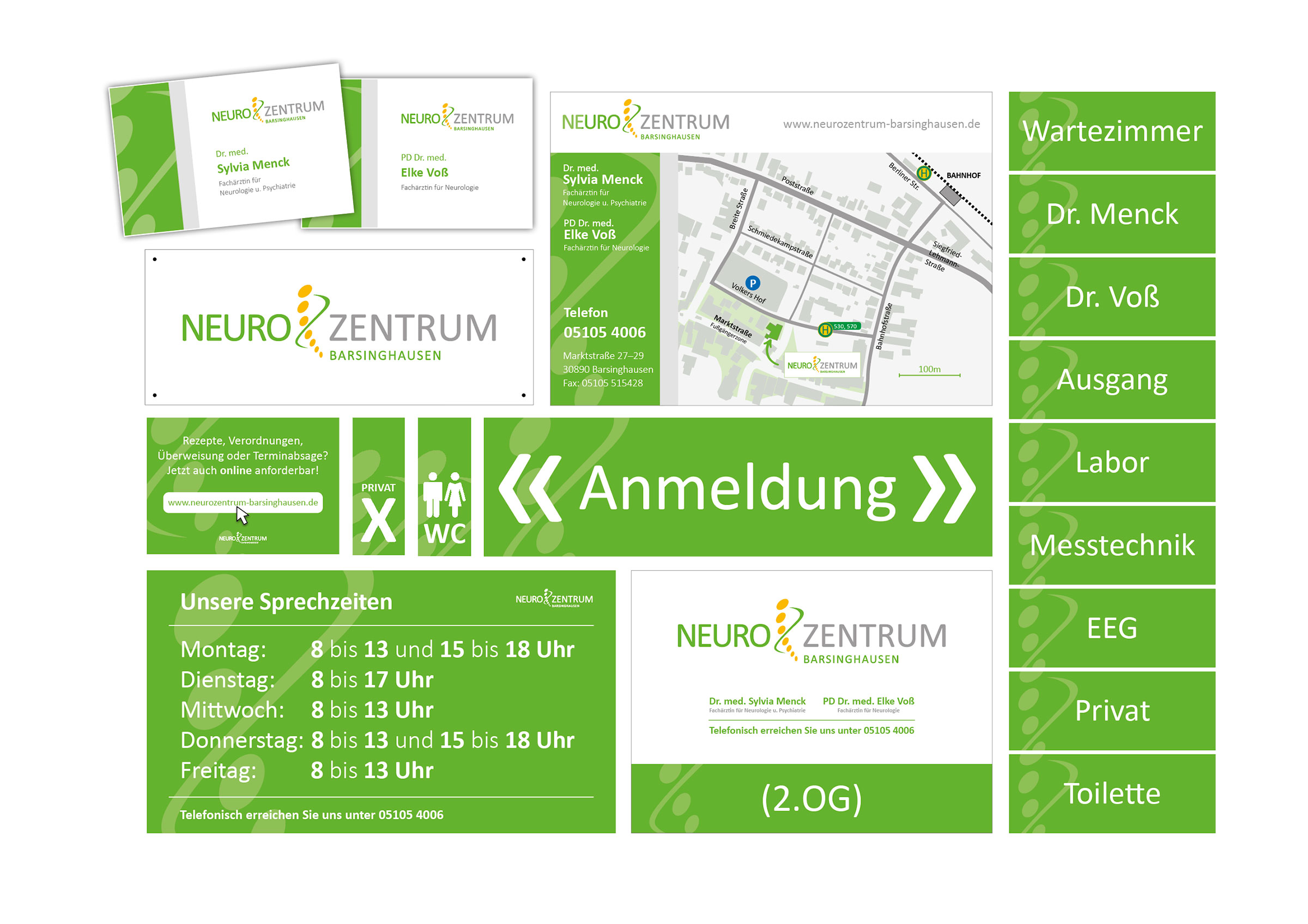 Geschäftsausstattung Neurozentrum | Heydenbluth Design Werbung aus Barsinghausen