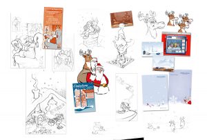 Illustration Weihnachtsmann | Heydenbluth Design Werbung aus Barsinghausen