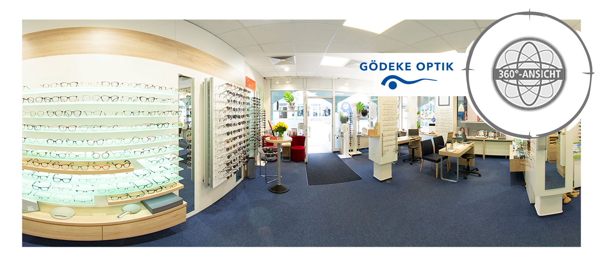 Virtuelle Tour Gödeke Optik | Heydenbluth Design Werbung aus Barsinghausen