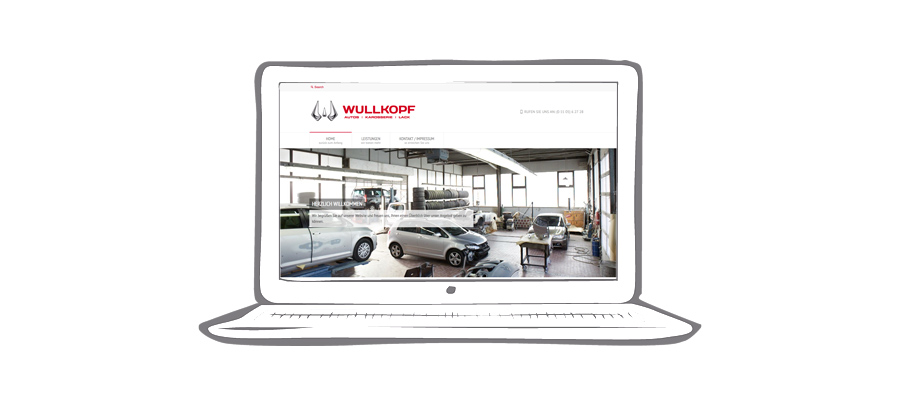 Webdesign Website Wullkopf Autos | Heydenbluth Design Werbung aus Barsinghausen